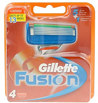Gillette Fusion5 Razor Blades, 4 each