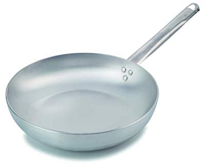 Metro Professional Poêle à pâtes Ø 28 cm avec revêtement non revêtu en aluminium, passe au four jusqu'à 240 °C, poêle à pâtes à pâtes et légumes, convient pour une utilisation professionnelle.