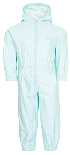 Trespass Babies Rainsuit Hooded Waterproof All in One Breathable Suit Button