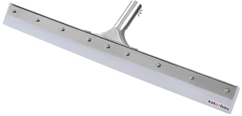 KOTARBAU® Escoba de Goma para Suelo - Escoba de Silicona - 60 cm - Goma para Suelos - Acero Resistente - para Exteriores E Interiores