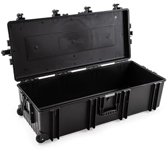 B&W International GmbH Transportkoffer Outdoor Typ 7300 schwarz - wasserdicht nach IP67 Zertifizierung, staubdicht, bruchsicher und unverwüstlich