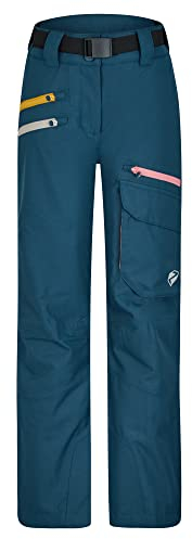 Ziener Mädchen Aileen Ski-Hose, Schnee-Hose | wasserdicht, Winddicht, warm, hale Navy stru, 116