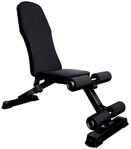 JKJZSALJ Banco De Pesas Ajustable para Entrenamiento, Gimnasio, Inclinación Plana, Banco Multiusos Plano/Inclinado/Declinado, Ejercicio De Entrenamiento Multi