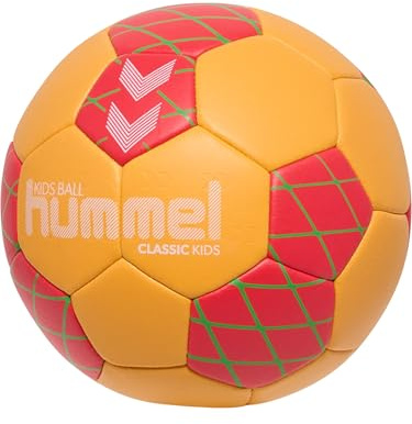 Hummel, HmlCLASSIC Kids HB - Balón de Balonmano para niños, Color Naranja, Rojo y Verde