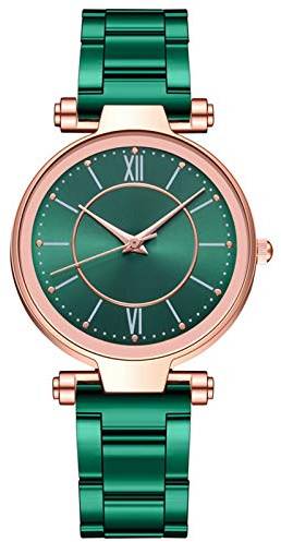 Klockor för äldre kvinnor armband analog armbandsur damklocka