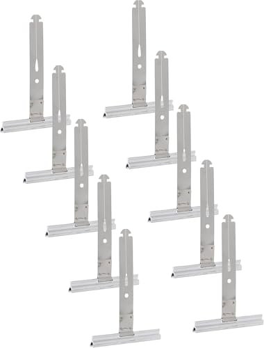 Lot de 20 Attaches Tablier Souples pour Volet Roulant – Fixation Tabliers et Lames – Crochets Compatibles Volets Roulants Électriques et Manuels