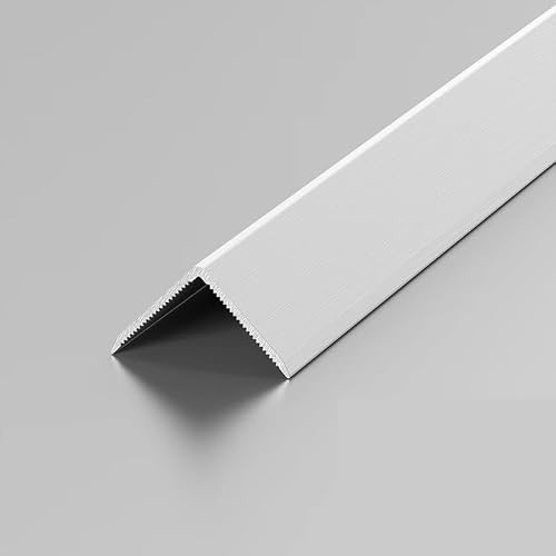 Kakelprofil, L-formad vinkelprofil, aluminiumtröskelprofiler, övergångsprofiler för golv, hörnskydd, golvskarvning - 100 cm