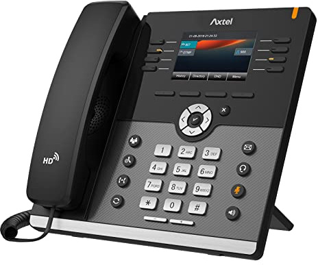 Axtel HEADSETS, IP-telefon AX-500 W, Enterprise HD, WiFi/Bluetooth IP-telefon, upp till 12 SIP-konton, 5-vägs konferenser, voicemail, Paging, 5 tum 480 x 320 färgdisplay med, kundservice