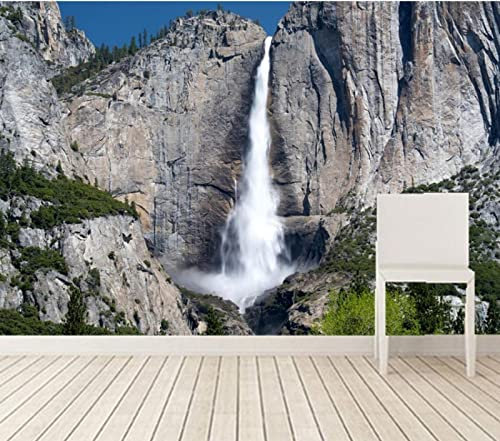 ZHEN WALLPAPER Benutzerdefinierte 3D große Wandbilder Tapete, Wasserfälle, Berge, Felsen, Naturtapete, Wohnzimmer, TV, Sofa, Schlafzimmer, Tapete * 150 cm x 105 cm (59,1 x 41,3 Zoll)