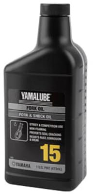 Yamaha Original OEM Yamalube ACC-FORKF-00-15/15 Weight Performance Fork Oil - (1) 16 Ounce Bottle