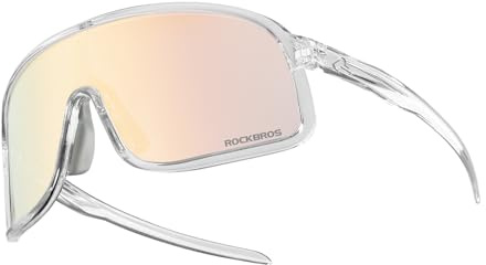 ROCKBROS Photochromic Sunglasses Women Men Cycling Glasses UV400 Transparent Photochromic Glasses for Cycling, Motorcycling, Driving, Running, Fishing, Golf, Riding