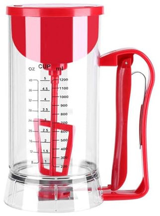 Dough Dispenser, Crupcake Dough Dispenser, Electric Dough Dispenser Separator And Mixer, Baking Tool With Measuring Label For Pancakes, Cupcakes, Waffles,