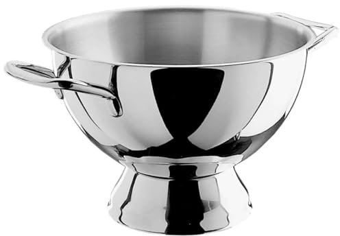 Pinti Inox PNT057 Zuppiera con Maniglie, Inox, 28 cm, Multicolore