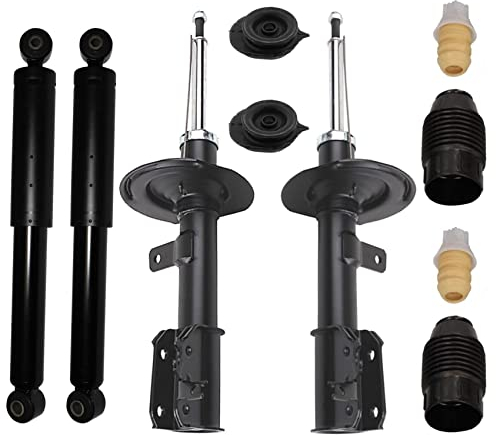 2x Stossdämpfer 2x Domlager 2x Staubschutz Vorderachse 2x Stossdämpfer Hinterachse für Panda 169