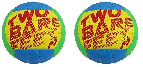 Two Bare Feet TBF Rio Beach Volleyball (2x Red/Blue/Yellow)