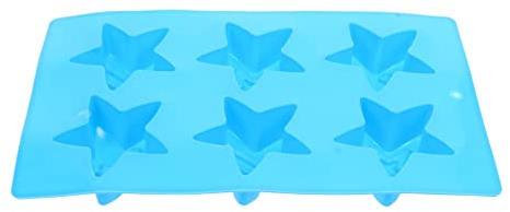 EXCEART Silikonform Für Handgemachte Seife Sternform Nicht Klebende Seifenform Diy Silikonform Für Kreative Projekte Leicht Zu Reinigen Lagern