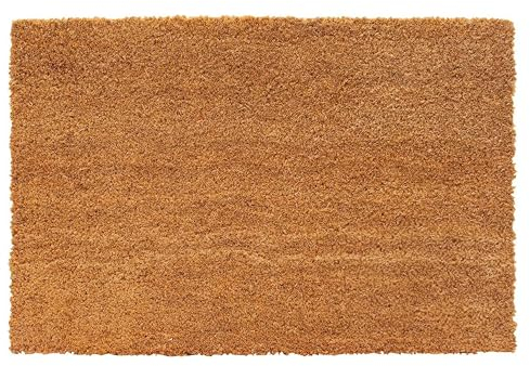 BARGAINS-GALORE Non Slip Outdoor Coco Door Mat - Rubber Mat | 40 x 60cm Door Mats Coir Outdoor | For Home Welcome Entrance Porch | Front Door Doormat Non Slip High Absorbency - Dirt Trapper