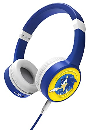 Energy Sistem Auriculares LOL&Roll Sonic Kids Headphones (Music Share, Cable de Audio extraíble, Volume Limit 85 dB, Micrófono) Azul