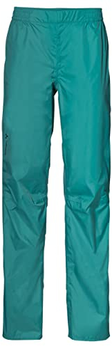 VAUDE Regenhose Damen Drop Pants II, wasserdichte Outdoorhose für Fahrrad, leichte Überhose, atmungsaktive Fahrradhose, schnell überziehbar
