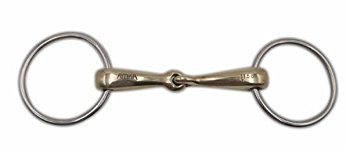 AMKA Wassertrense einfach gebrochen aus Argentan, Stärke 16 mm Ringe 65 mm