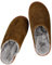 riemot Herren Hausschuhe Warm Plüsch Winter Pantoffeln Weiche Atmungsaktive rutschfeste Slipper für Indoor & Outdoor Braun 44/45 EU