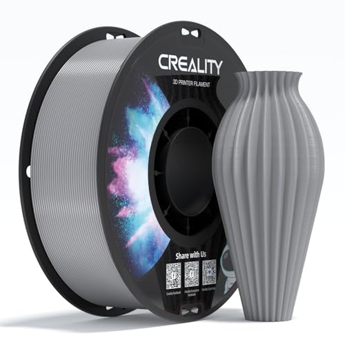 Creality Filamento PETG 1.75mm para impresión 3D, Excelente Dureza, Alta Precisión, Sin Olor y Tóxico, A Prueba de Humedad, Filamento PETG Brillante de 1kg para Impresora 3D