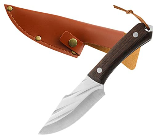 HOLIDYOYO Cuchillo Multiusos De Cocina Para Cortar Carne Cuchillo De Inoxidable Para Carnicero Herramienta De Cocina Para Deshuesar Carne El Hogar