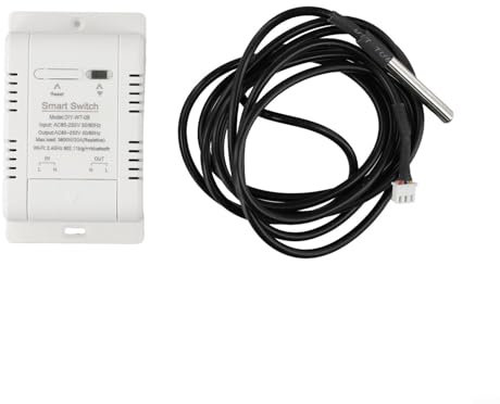 Automated Temperature and Humidity Switch with Remote Control, For ewelink APP Compatibility for Smart Living (B)