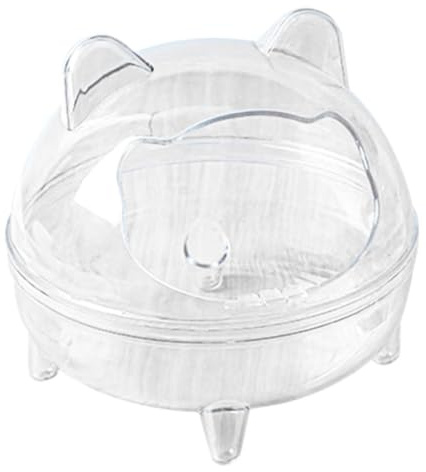 Hamster sandbad låda transparent synfält, hög kapacitet, | Hamstergömställe avtagbar för dvärghamster, gerbil, andra små djur
