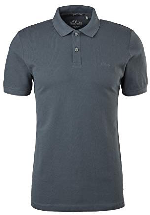 s.Oliver Herren Poloshirt mit Logo-Stickerei – Piqué, Regular Fit, sportlich & leicht