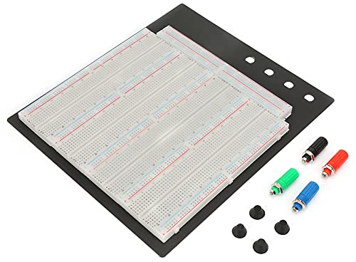 Breadboard, ZY-208 3220 Tie Points Solderless Breadboard, Reusable Circuit Testing Board for Electronic Circuit Assembly, Debugging, Training