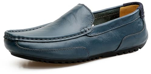 Mocassini da Uomo Scarpe Fatte a Mano in Pelle Slip On Driving Business Shoes 37-49 EU