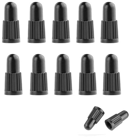 10 Stück Fahrrad Presta Ventil Staubkappe, Fahrrad Reifen Ventilkappen, Langlebig Wiederverwendbar Fahrrad Ventilkappe für Rennrad, Tourenrad, Hybrid-Fahrrad und Faltrad
