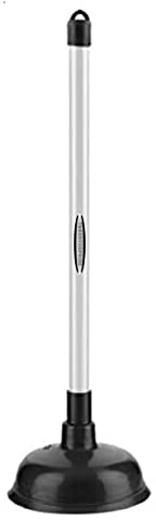 T&B® Sink and Drain Plunger for Bathrooms, Kitchens, Sinks, Baths and Showers - Powerful Unblocker Tools - Accordion Plungers to Clear and Unblock Blocked Drains - Black