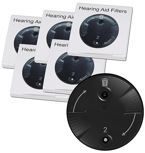 Wax Guards for Phonak Hearing Aid Accessories and Unitron RIC RITE Hearing Aid, Hearing Aid Filters (5 Packs/ 40 Pcs)