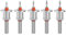 WSOOX Countersink Drill Bit Set 5PCS Adjustable Countersink Drill Bits with Depth Limiter for Woodworking Quick Change 8mm shank Drill Bits