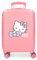 Hello Kitty My Favourite Bow, Kabinenkoffer, Kinderkoffer, aus ABS, Vier multidirektionale Doppelrollen, praktischer Innenraum mit Zwei elastischen Gummifächern., Rosa, Kabinenkoffer