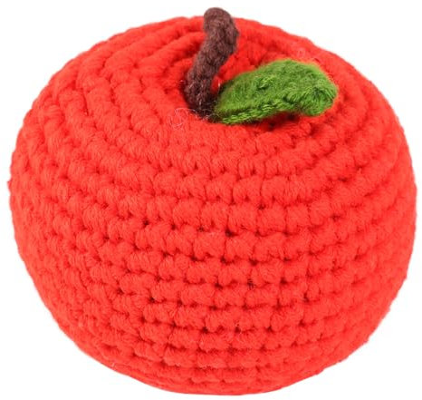 RORPOIR Weihnachtsschmuck Nachahmung Apfel aus Baumwolle, Rot, Kreativ