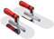Tebbomp Stainless Steel Pool Trowel Flat Finishing Trowel andPool Trowel(14 X 4 & 11X4) Drywall Plastering Masonry Construction Hand Tool