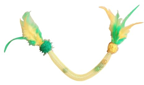 Baguette de jeu d'intérieur pour chats Stimule l'exercice avec de la menthe poivrée naturelle Jouet d'intérieur Convient à divers propriétaires Bâton de jeu à la menthe poivrée