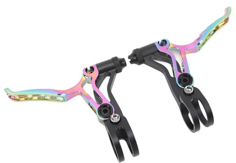 MasYosh Leva del freno per bicicletta, fresata CNC in lega di alluminio ad alta durezza con cavo leggero, universale per manubrio da 22,2 mm, mountain bike, bici da corsa, bicicletta per bambini