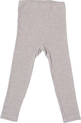 Cosilana, Kinder Leggings/Lange Unterhose, 45% KBA Baumwolle, 35% kbT Wolle, 20% Seide (92, Grau Meliert)