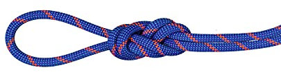 Mammut Alpine Sender Dry Rope 7,5 mm Dry - Blue/Safety Orange LG 50