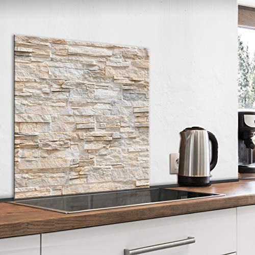 murando Glass Splashback for Kitchen Backsplash Cooker Protector