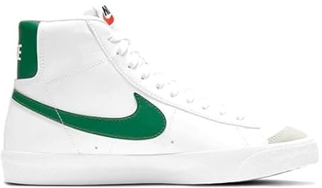 Nike Blazer Mid '77 (GS) Chaussures de Basket pour Enfant - - Pin Vert Vert Noir, 38 EU EU