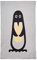 Bibu Decke, Strick-60% recycelte 40% Bio-Baumwolle, Beige/Grau, 120 x 80 cm