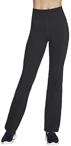 Skechers Damen Go Walk Evolution II Flare Pant Jogginghose, Black, Klein