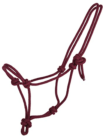 ARBO-INOX Klassisches Knotenhalfter mit runder Kordel 3 Farben (COB, Bordeaux)