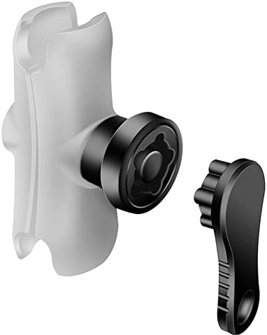 iMESTOU Manopola di Sicurezza Antifurto e Manopola per Chiave Adatta per Supporti RAM a Doppia Presa o Altre Moto/Bici da 1 Supporto per Telefono con Stelo a Sfera