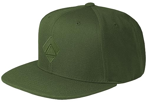 urban ace | Basic Cap, Kappe | Herren Damen | Snapback Verschluss, verstellbar | 100% Baumwolle Outdoor Running Sport CAPI Keppi Basecap Kappe Männer Frauen (Olive)